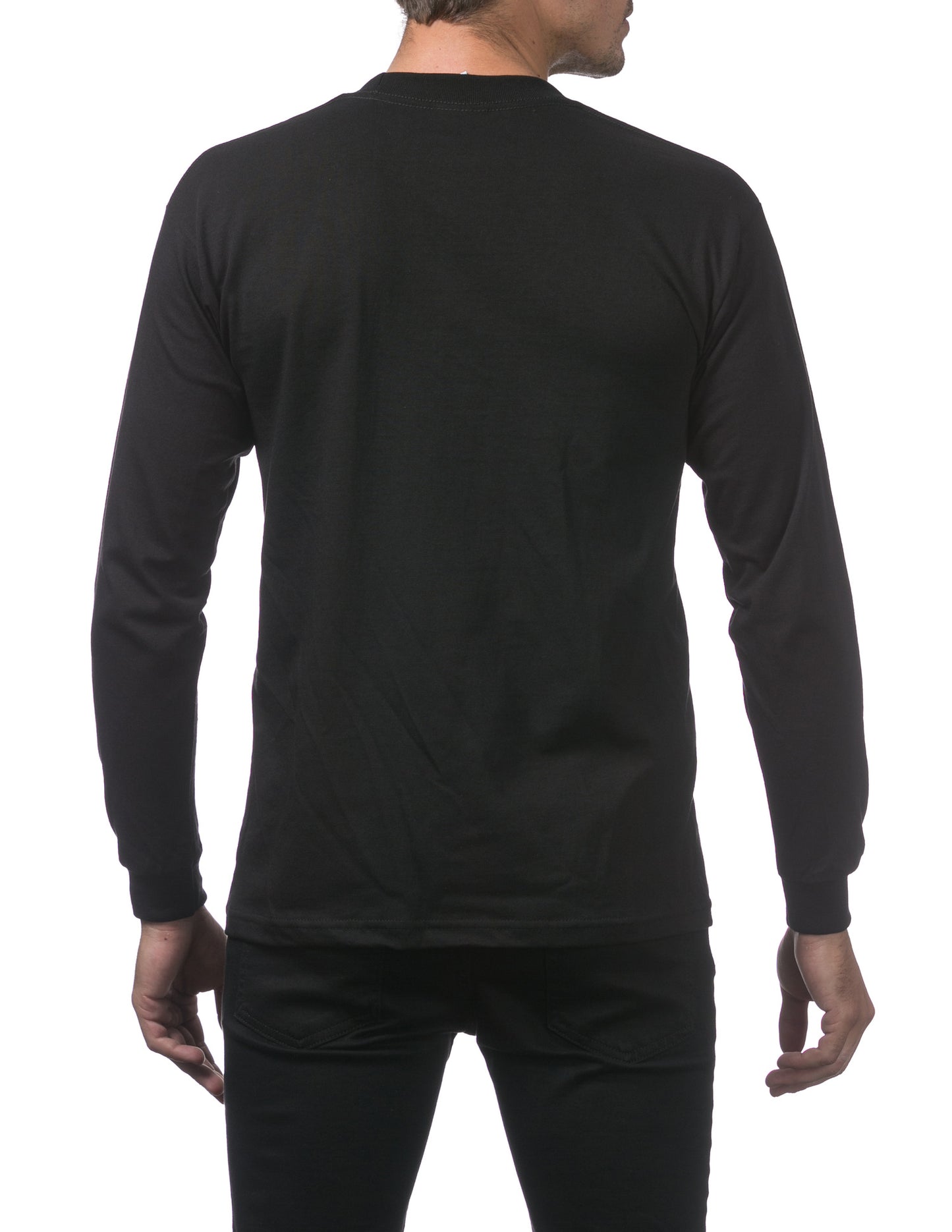 Pro Club Heavyweight Cotton Long Sleeve Crew Neck T-shirt