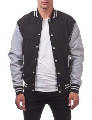 Pro Club Men's Varsity Fleece Baseball Jacket