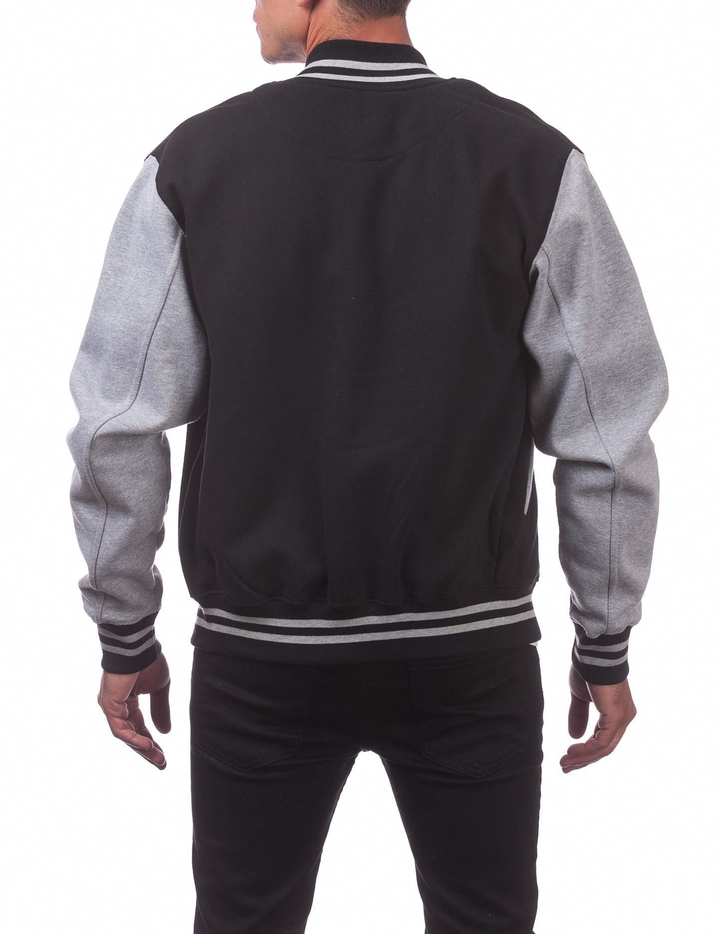 Pro Club Men's Varsity Fleece Baseball Jacket